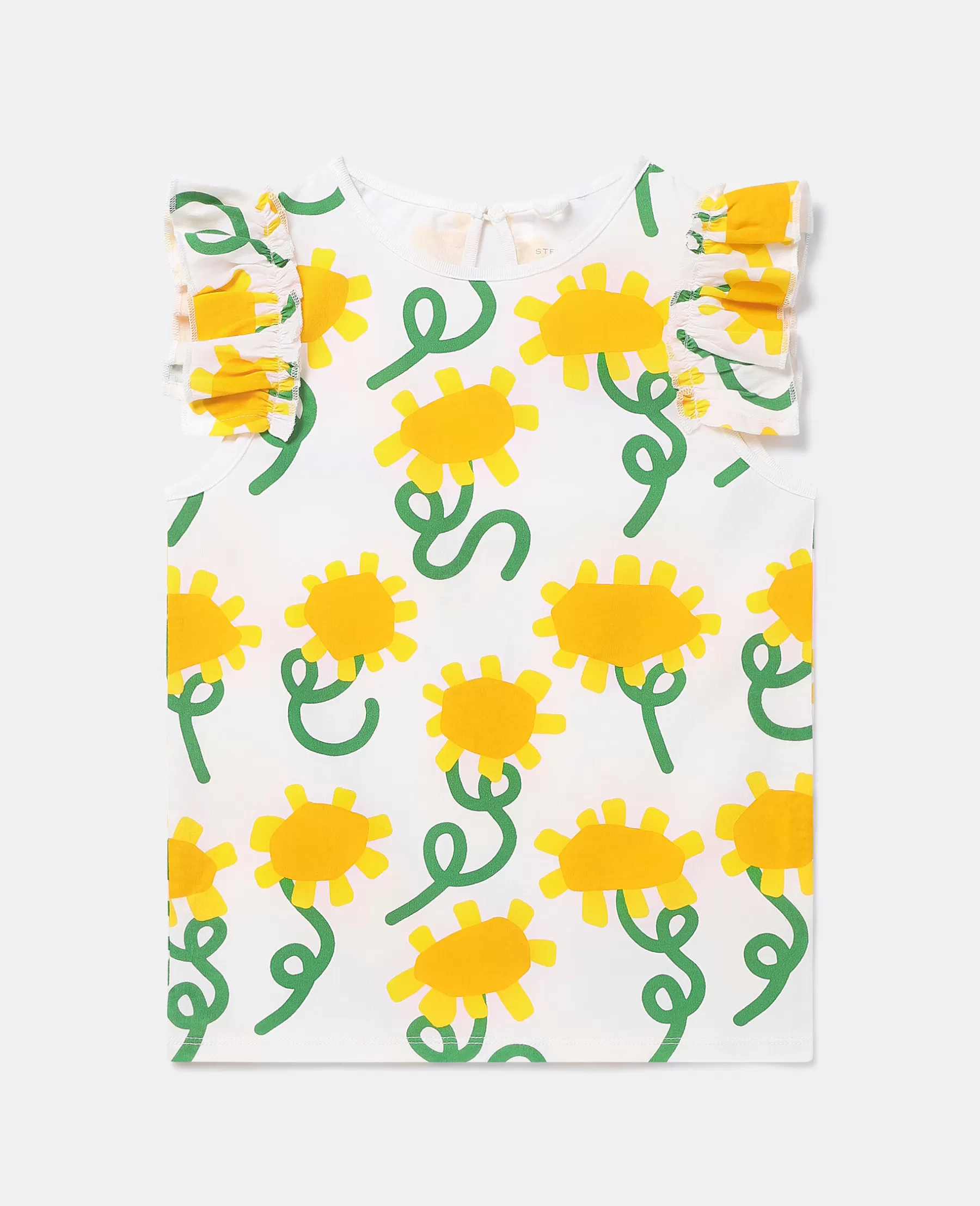 Stella McCartney Sunflower Print Sleeveless Top Cheap