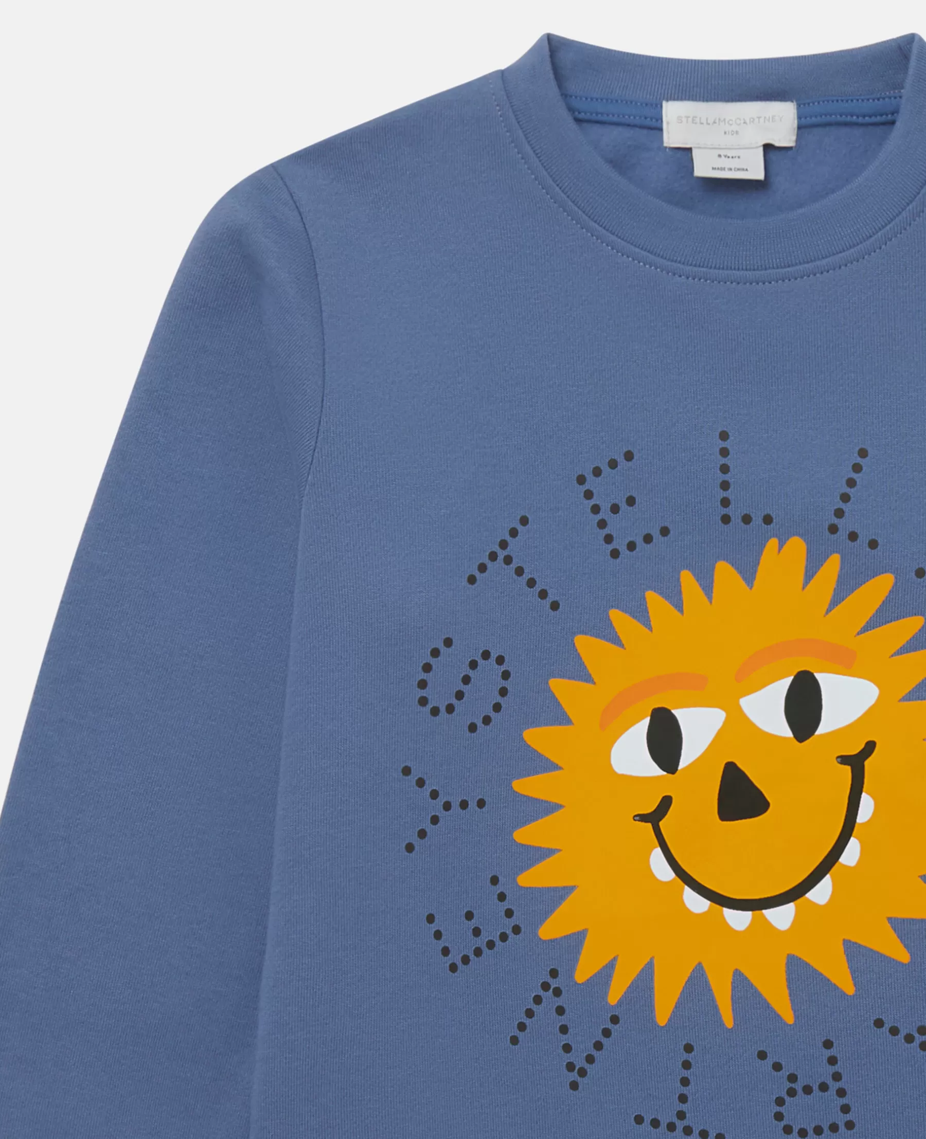 Stella McCartney Sunshine Face Long Sleeve T-Shirt Cheap