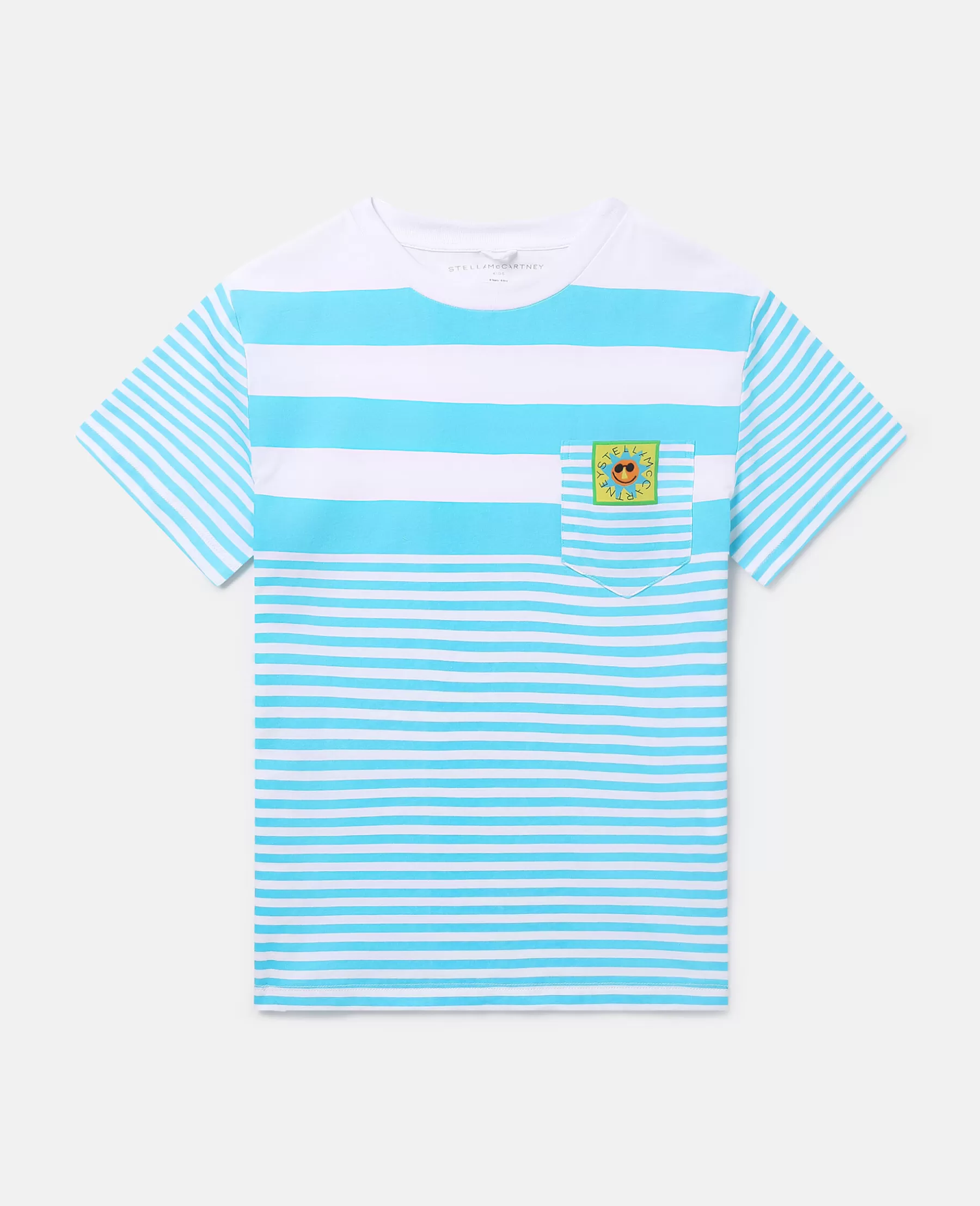 Stella McCartney Sunshine Motif Striped T-Shirt New