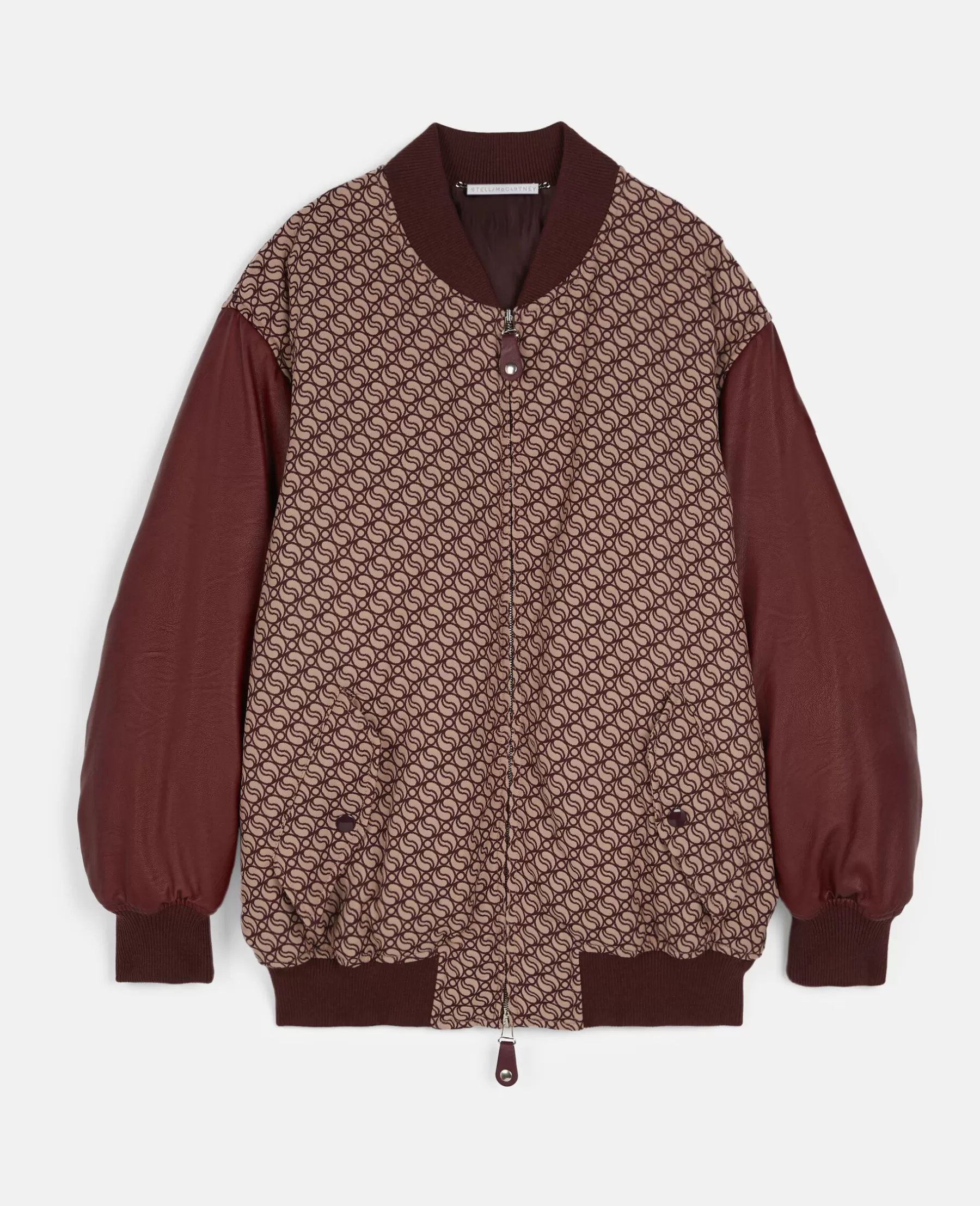 Stella McCartney S-Wave Jacquard Bomber Jacket Clearance