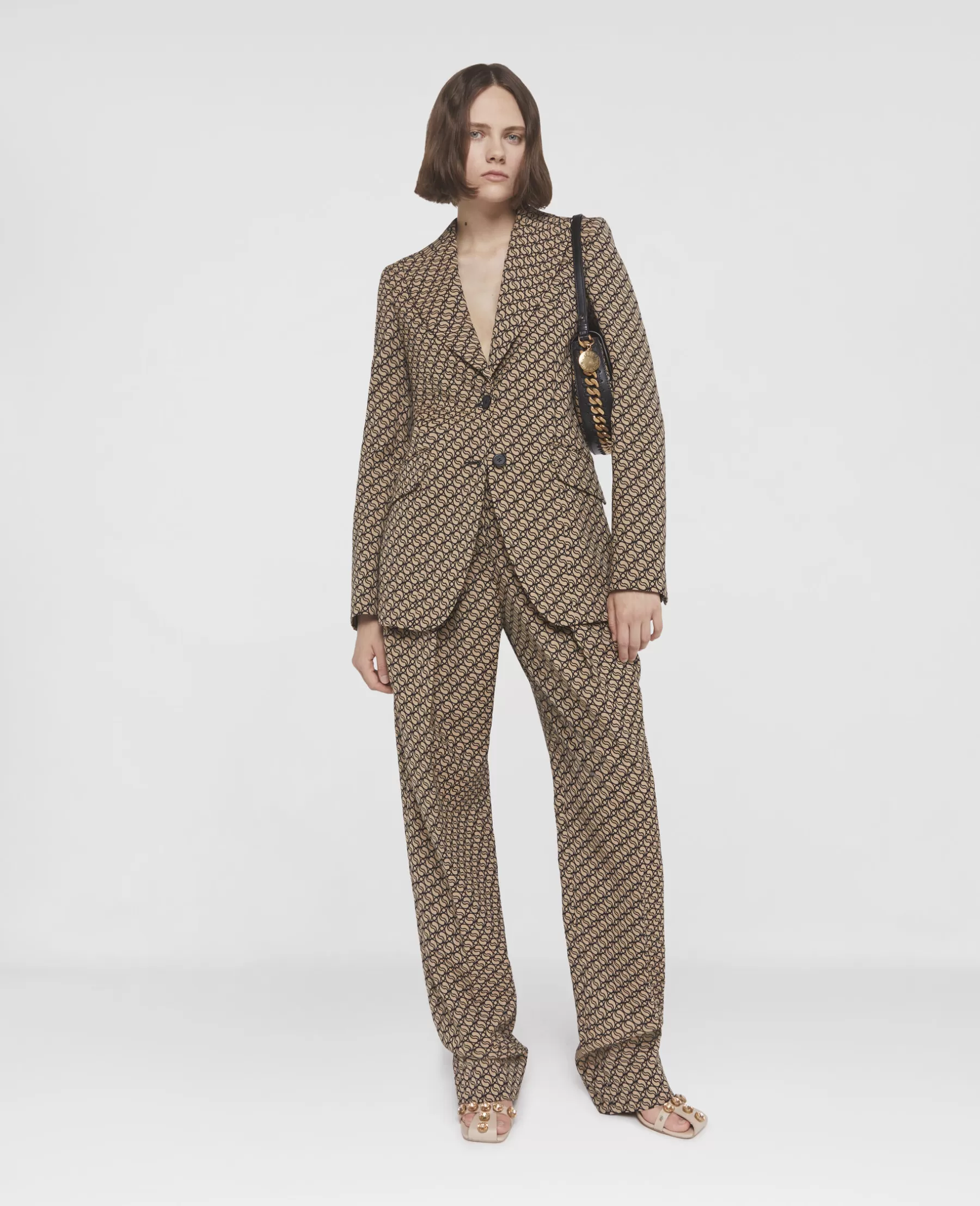 Stella McCartney S-Wave Print Single-Breasted Blazer Online