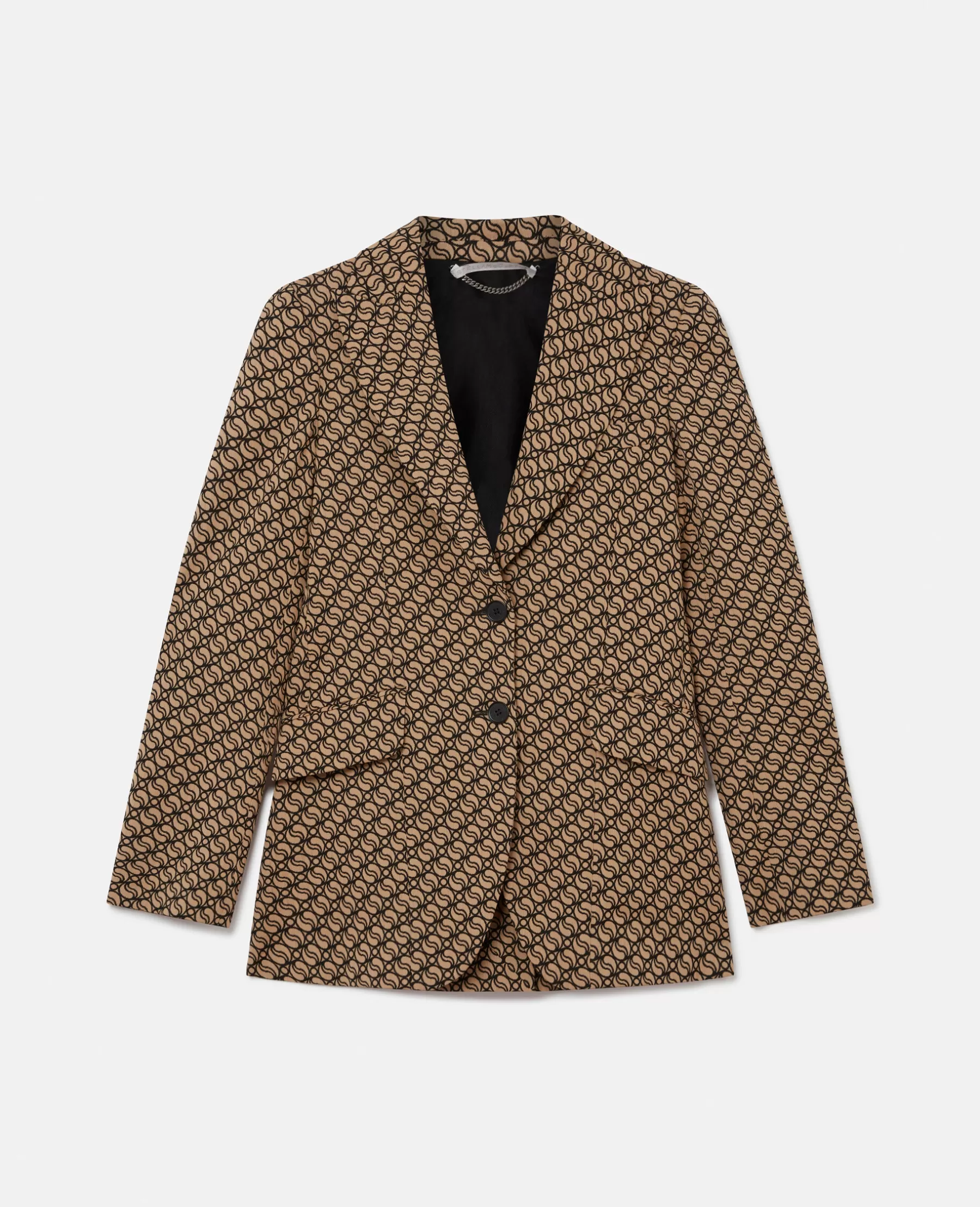 Stella McCartney S-Wave Print Single-Breasted Blazer Online