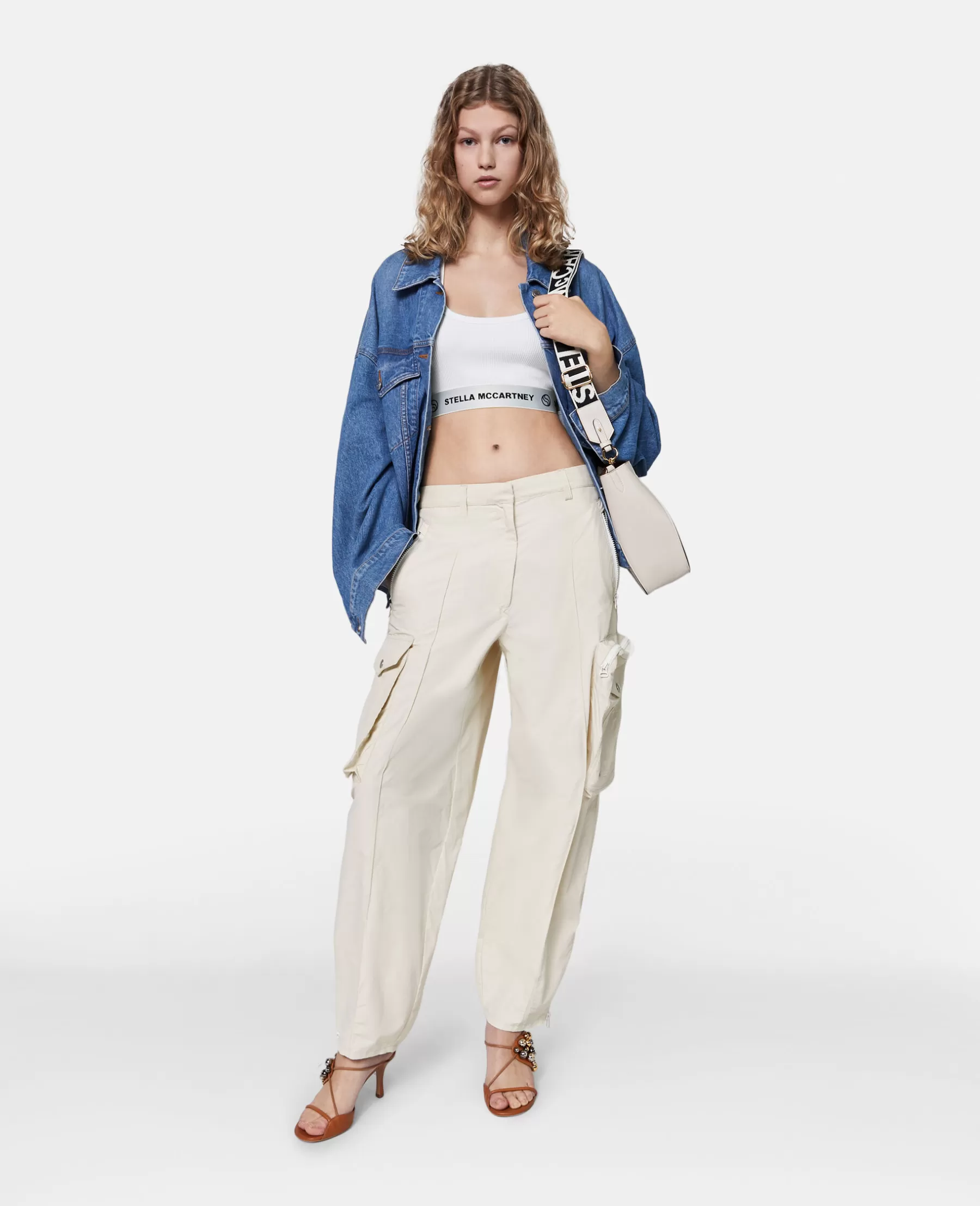 Stella McCartney S-Wave Tape Crop Top Online