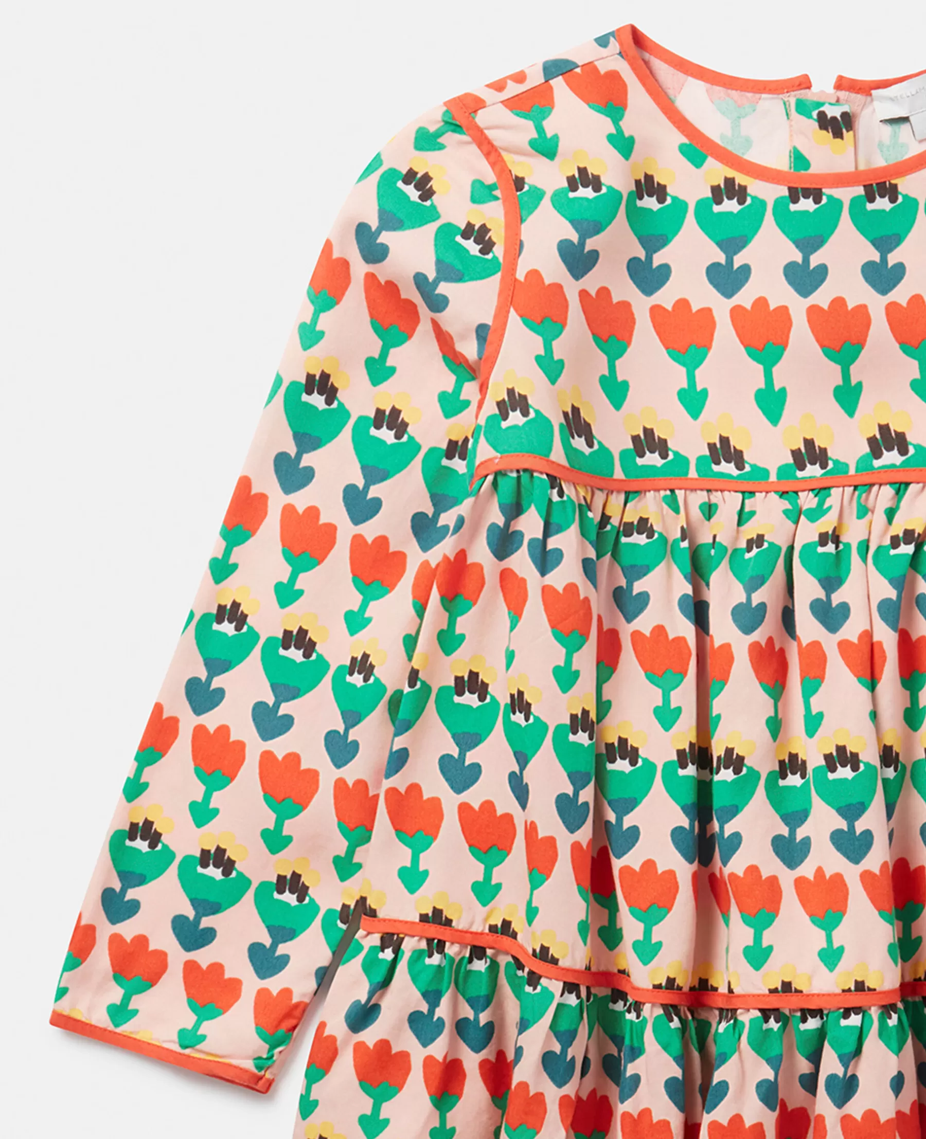 Stella McCartney Tulip Print Layered Jersey Dress Online