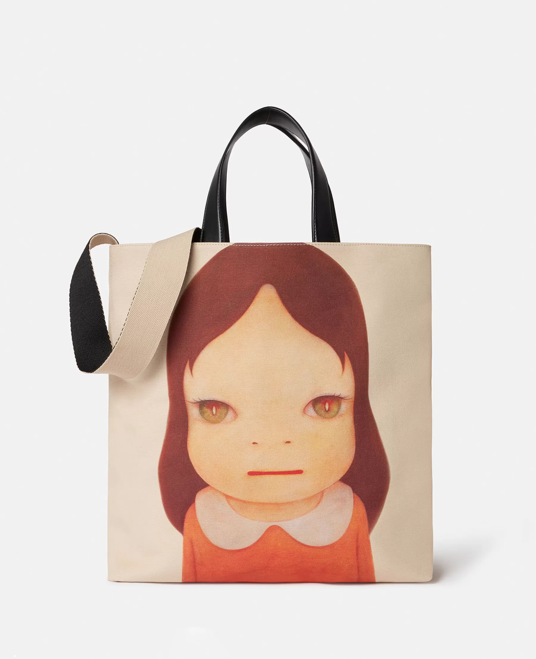 Stella McCartney Twins I Print Cotton Canvas Tote Bag Best Sale