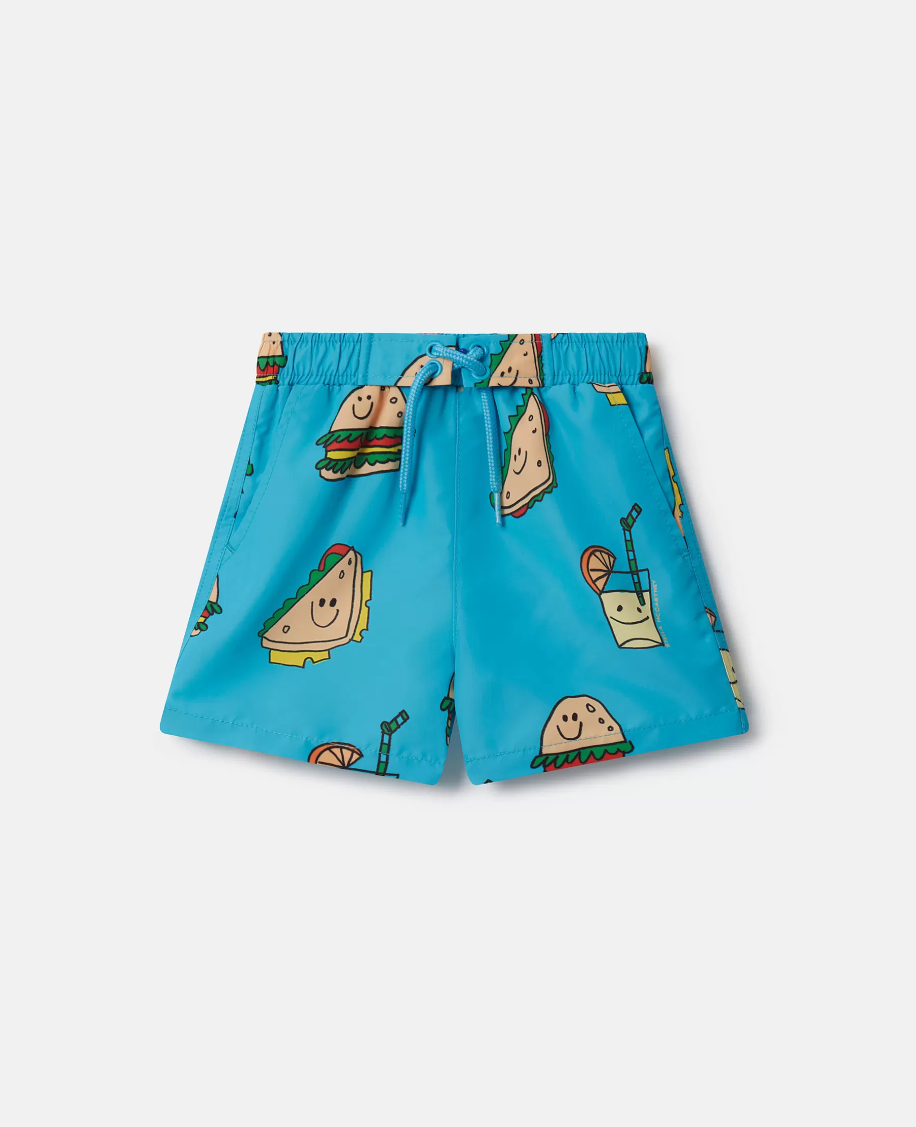 Stella McCartney Veggie Sandwich Print Swim Shorts Cheap