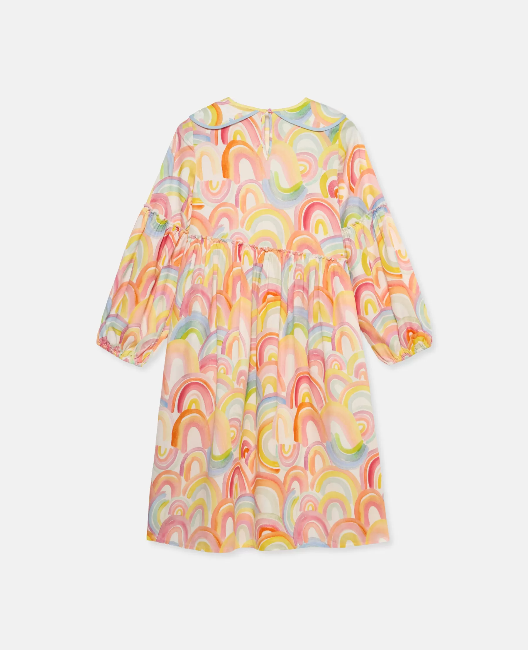 Stella McCartney Watercolour Rainbow Print Skater Dress Best