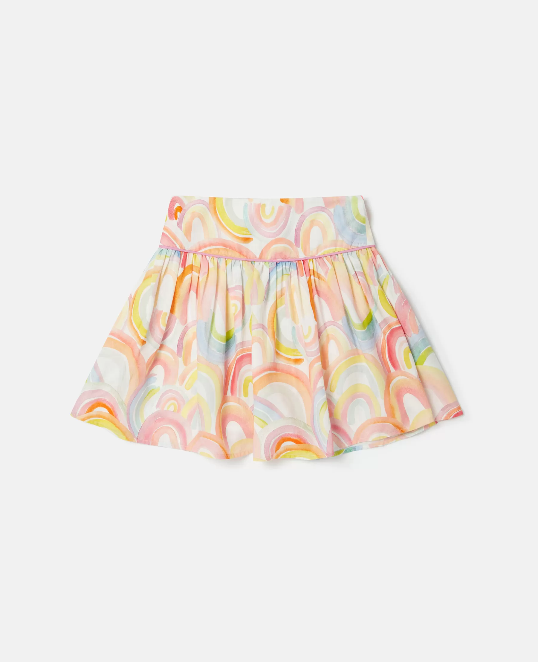 Stella McCartney Watercolour Rainbow Print Skater Skirt Sale