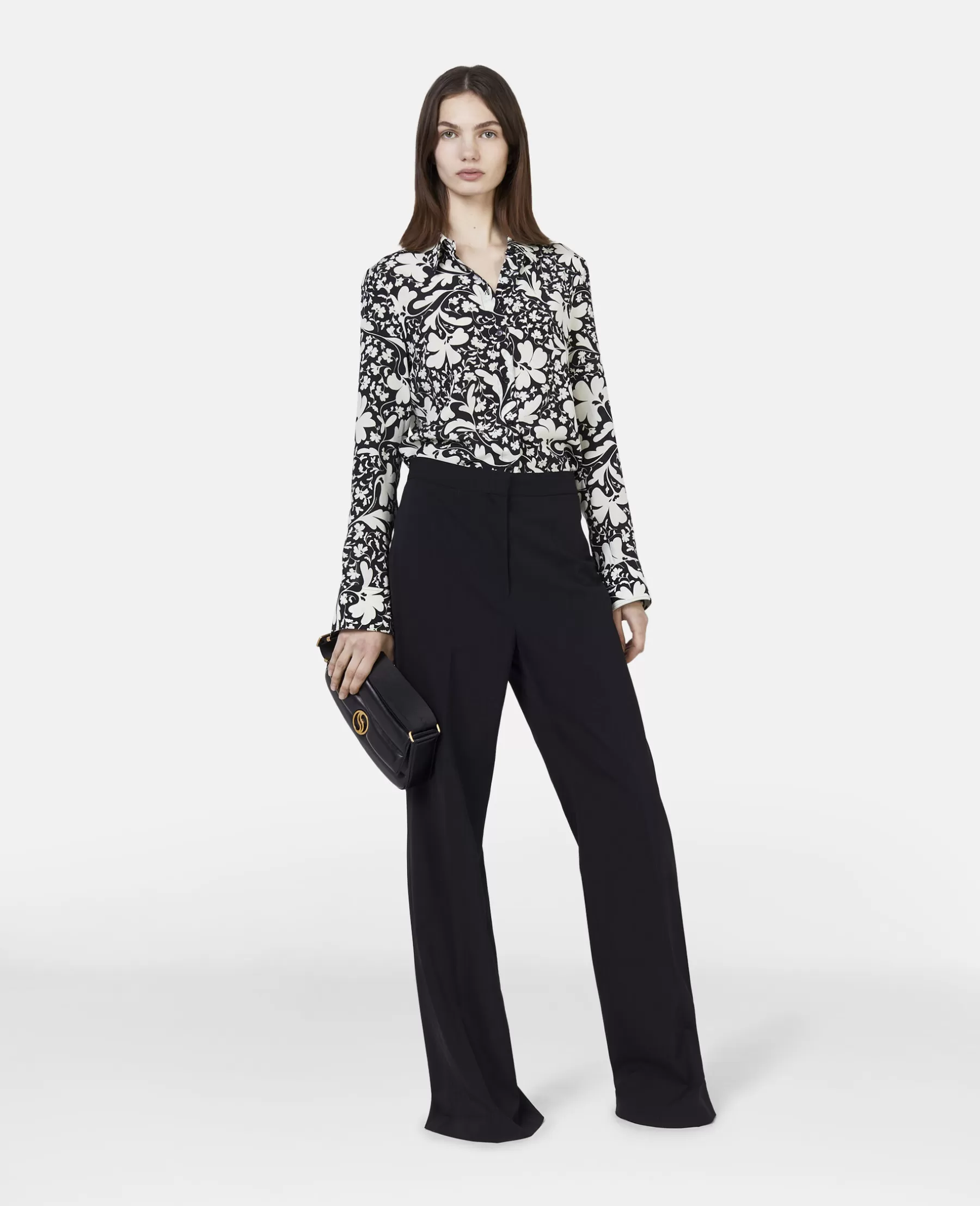 Stella McCartney Wool Flannel Tailored Trousers Best Sale