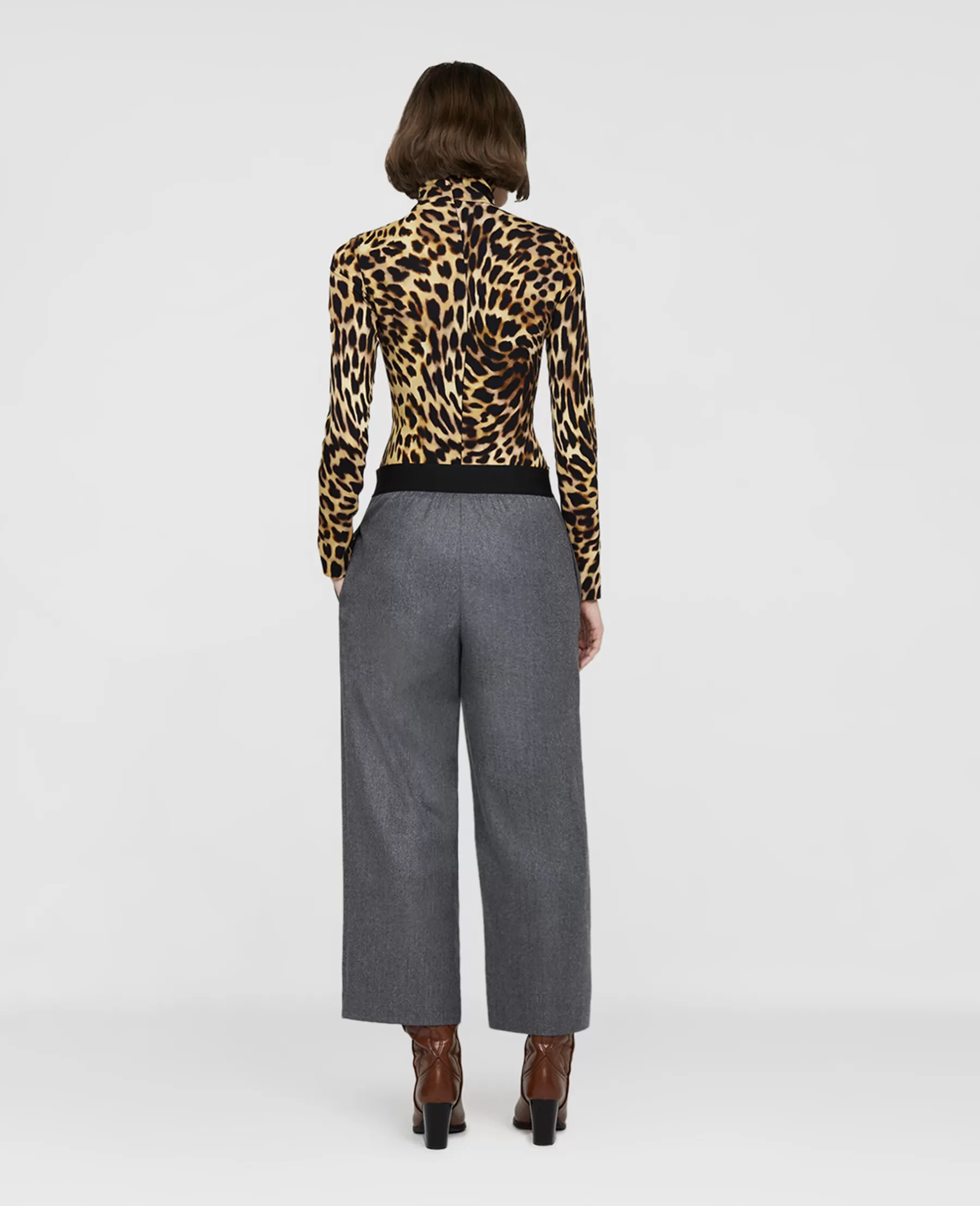 Stella McCartney Wool Flannel Tailored Trousers Fashion