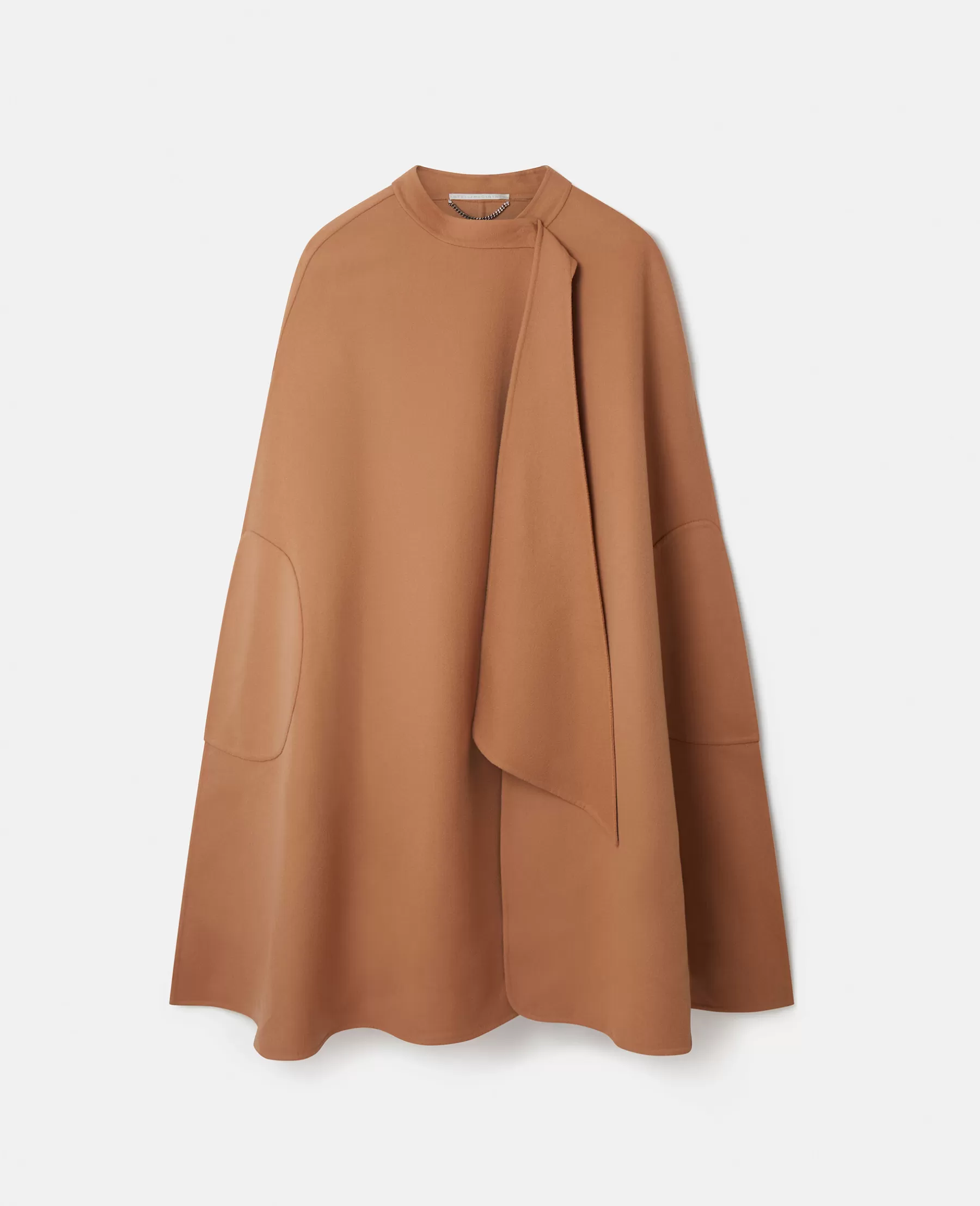 Stella McCartney Wool Longline Cape Coat Best Sale