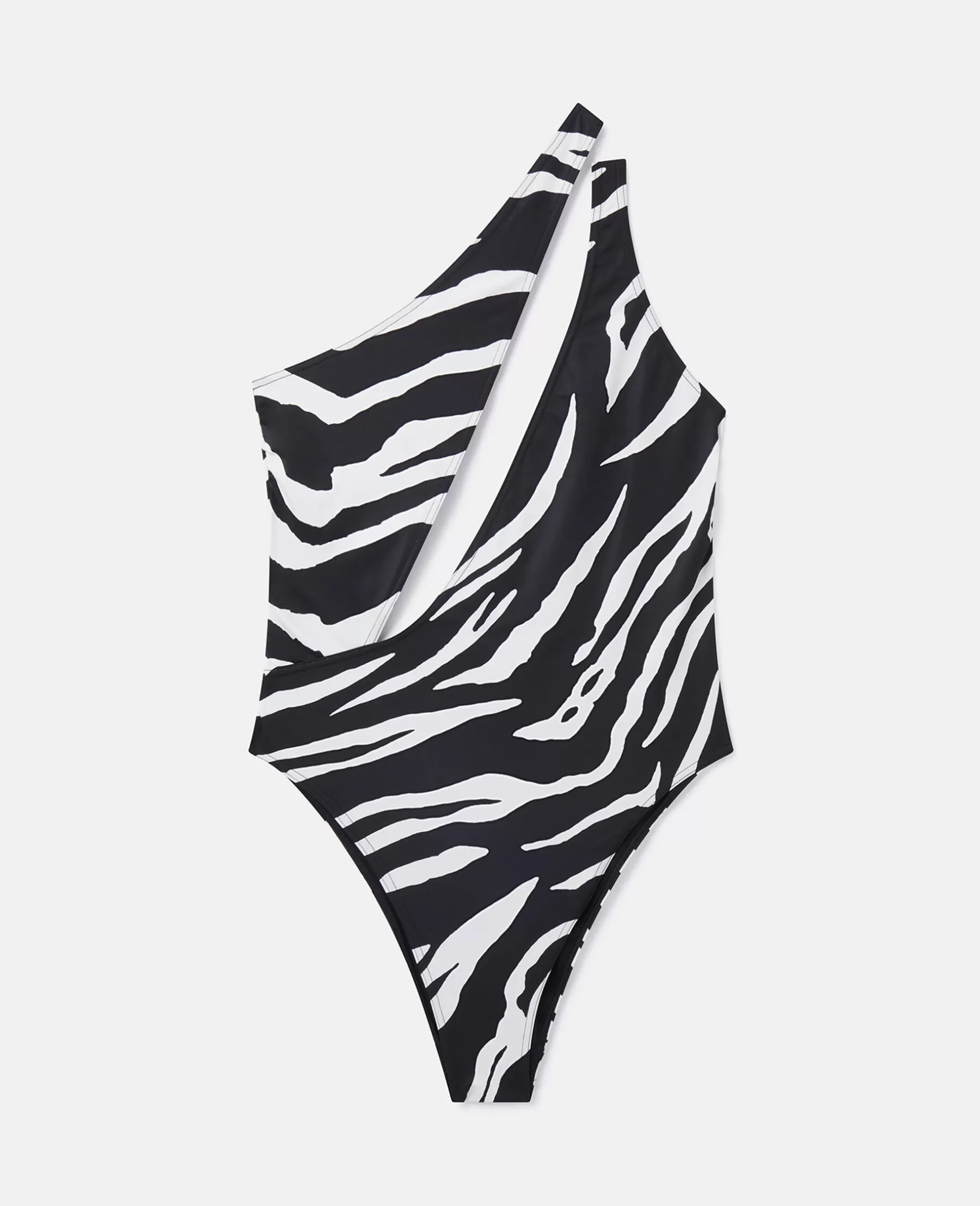 Stella McCartney Zebra Print Cut-Out Swimsuit Shop